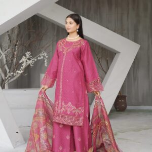 Elegant Embroidered 3-Piece Suit